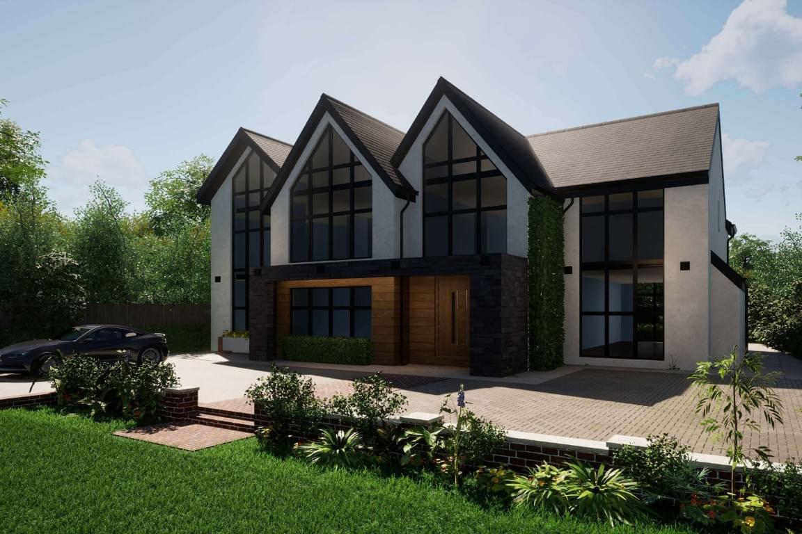 Photo of a new build house